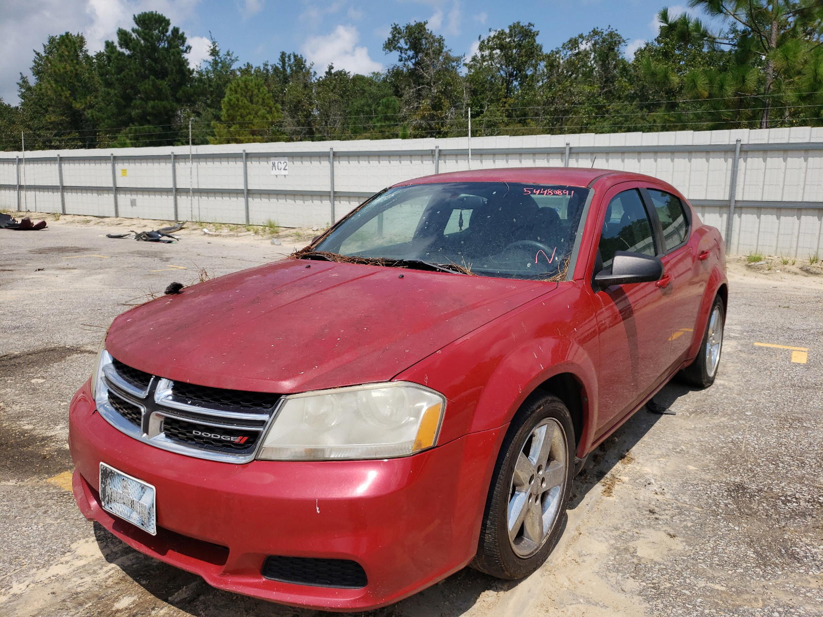 Photo 2 from auction – 2013 DODGE AVENGER SE with VIN 1C3CDZAB3DN618626