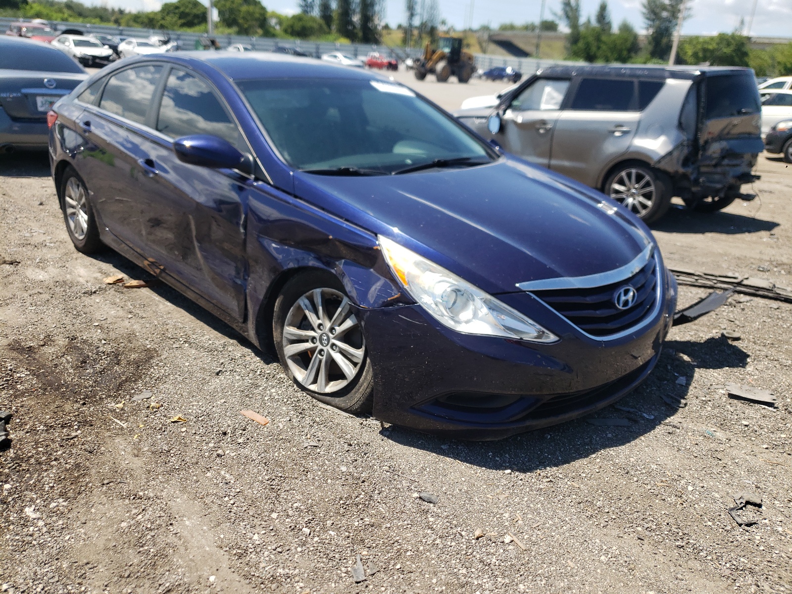 HYUNDAI SONATA GLS 2013 with VIN 5NPEB4ACXDH803701 - Photo from auction