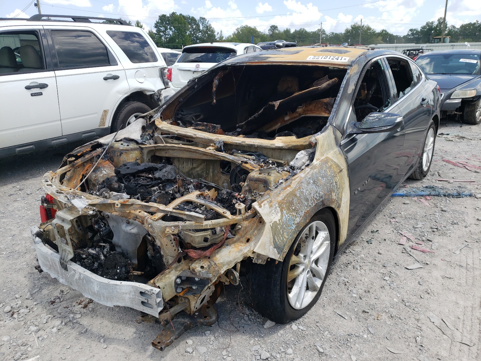 Photo 2 from auction – 2017 CHEVROLET MALIBU LT with VIN 1G1ZE5ST4HF107860