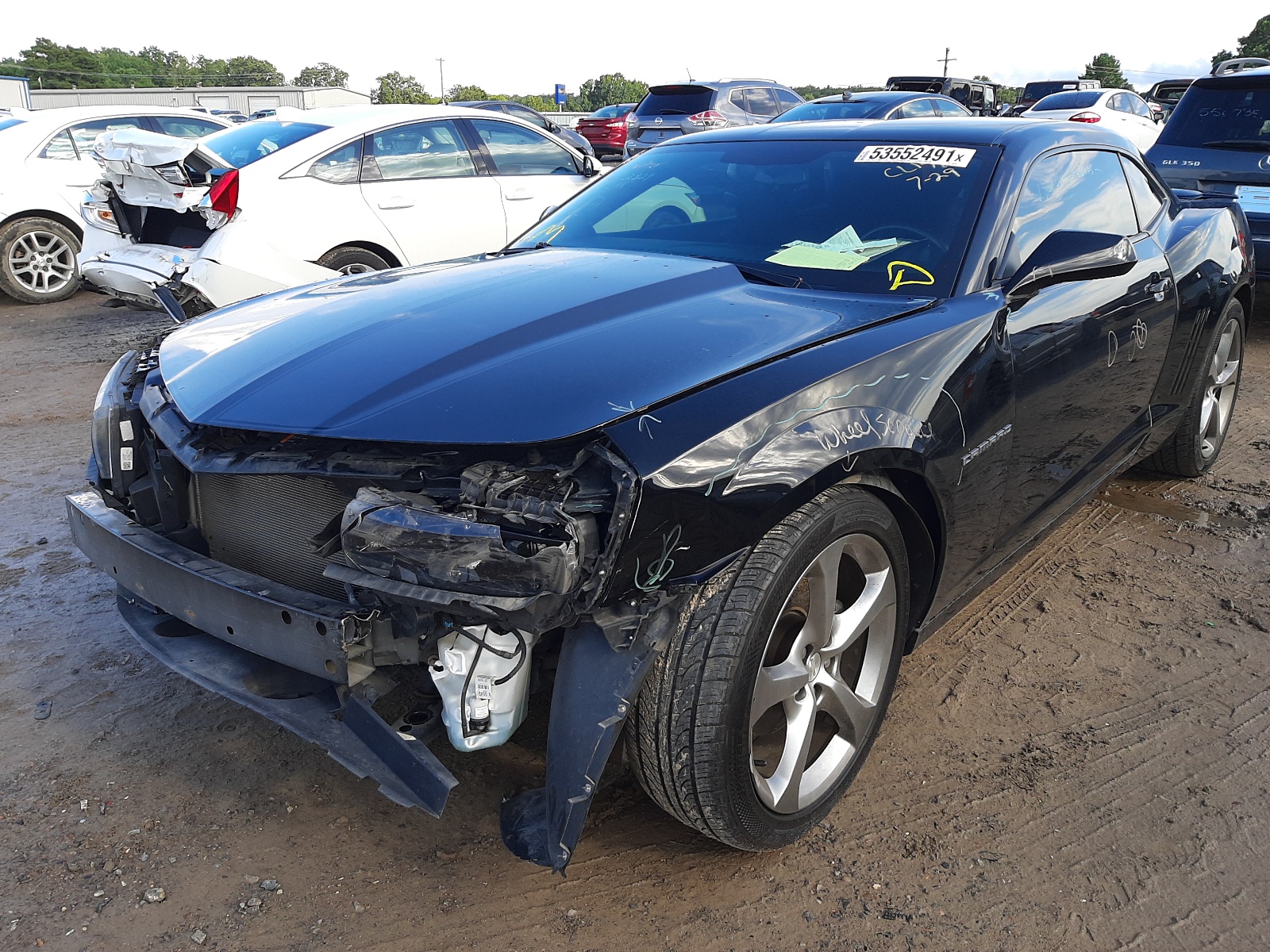 Photo 2 from auction – 2014 CHEVROLET CAMARO LT with VIN 2G1FB1E31E9140738