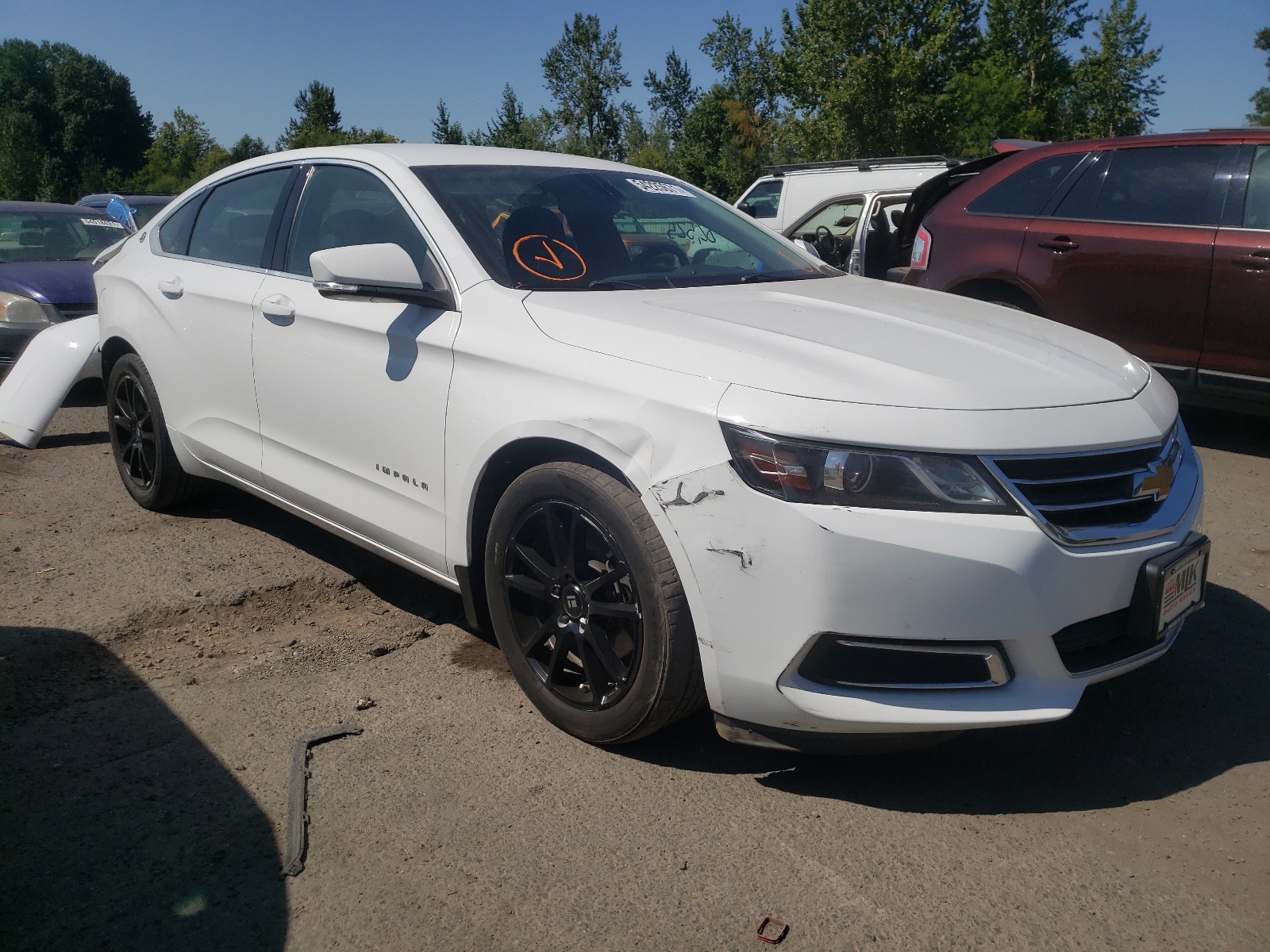 CHEVROLET IMPALA LT 2014 with VIN 2G1125S38E9106138 - Photo from auction