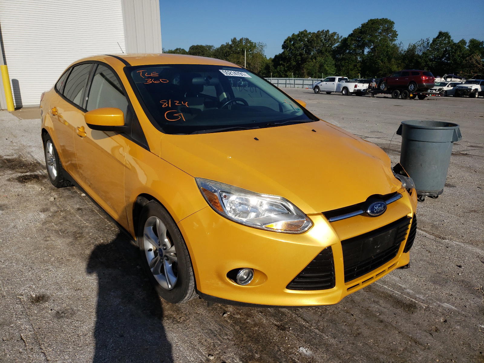 FORD FOCUS SE 2012 with VIN 1FAHP3F20CL206002 - Photo from auction