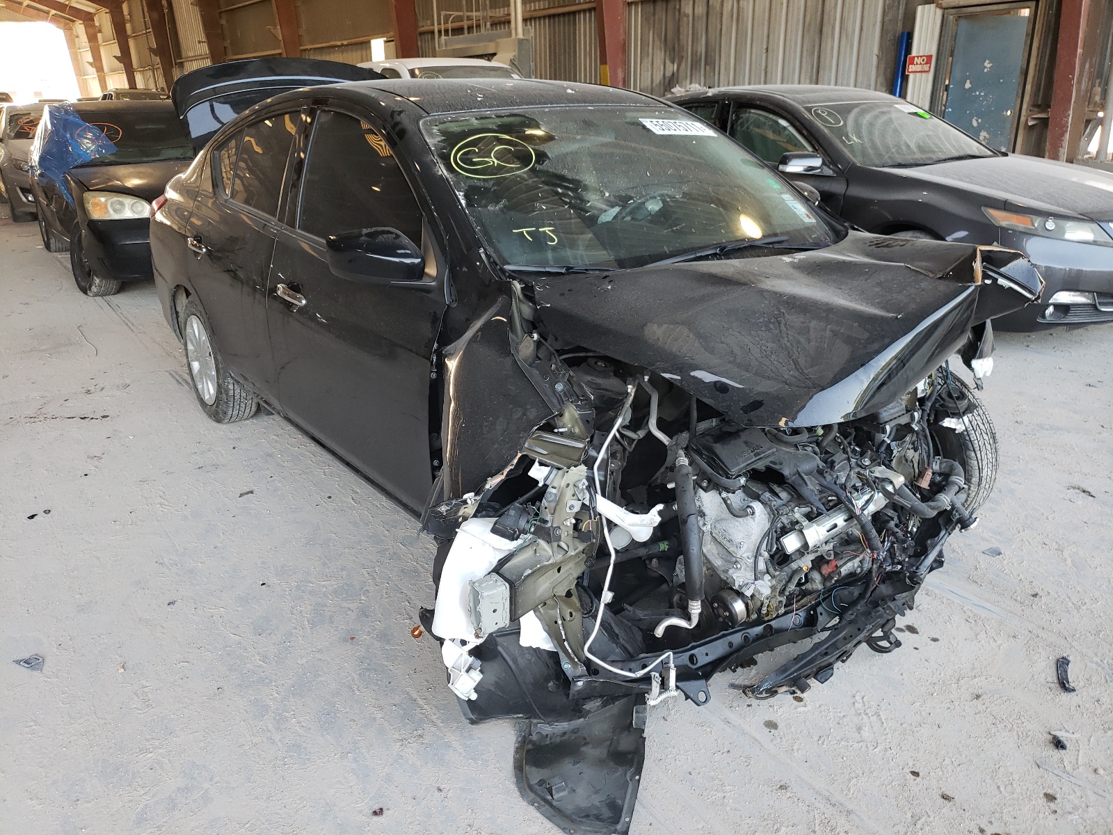 Photo 1 from auction – 2019 NISSAN VERSA S with VIN 3N1CN7APXKL844798
