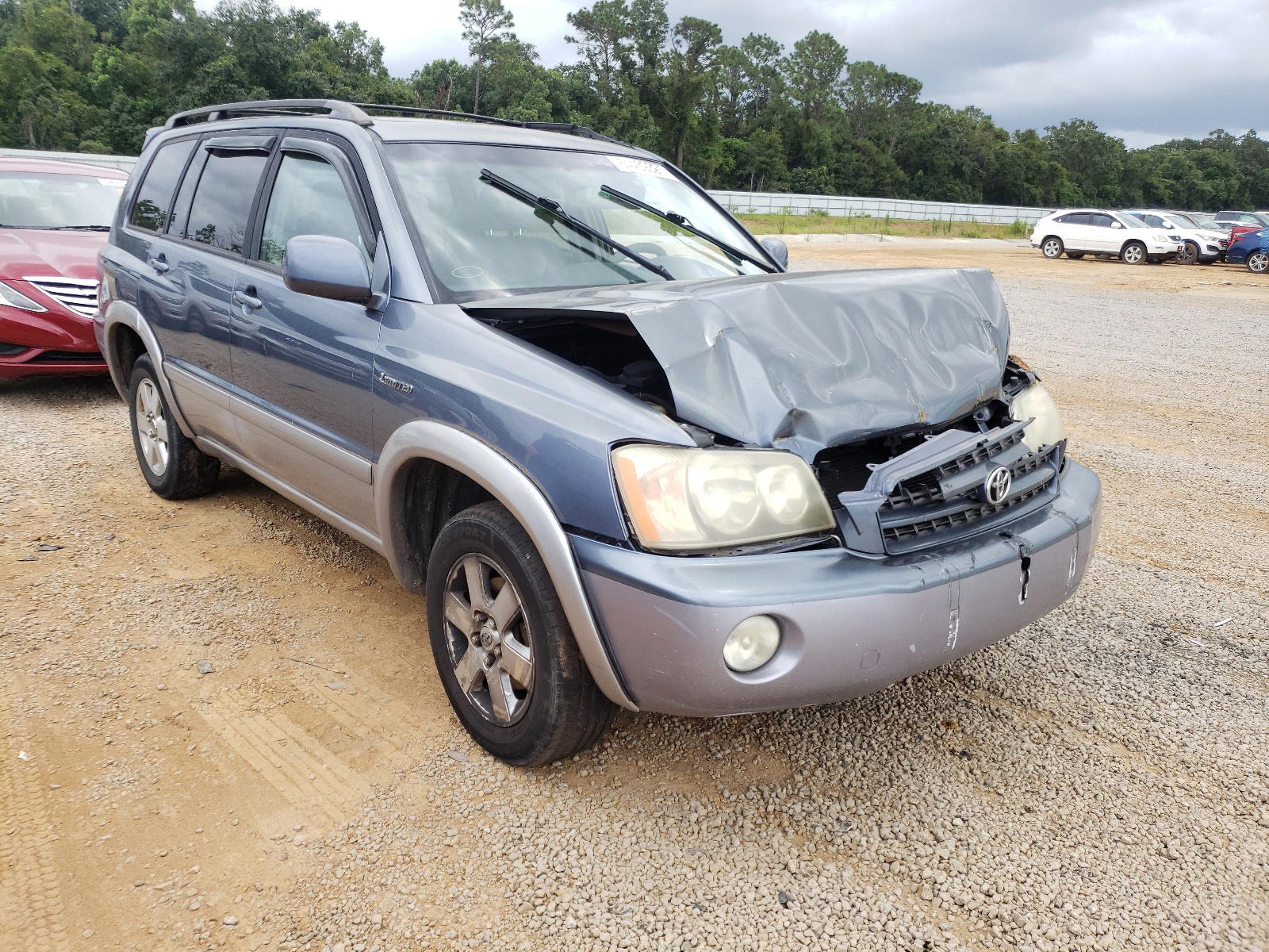 TOYOTA HIGHLANDER 2002 with VIN JTEHF21A920085357 - Photo from auction
