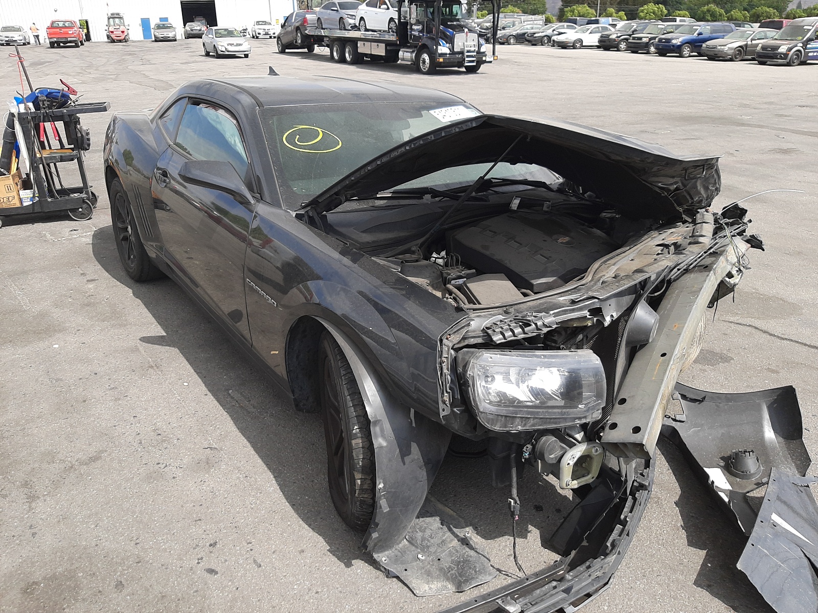 CHEVROLET CAMARO LS 2015 with VIN 2G1FB1E38F9242751 - Photo from auction