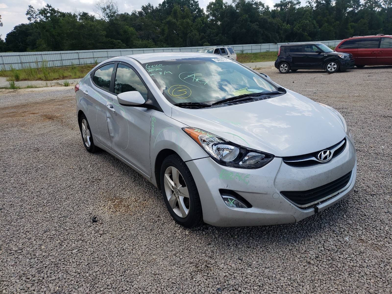 Photo 1 from auction – 2012 HYUNDAI ELANTRA GL with VIN 5NPDH4AE0CH083321