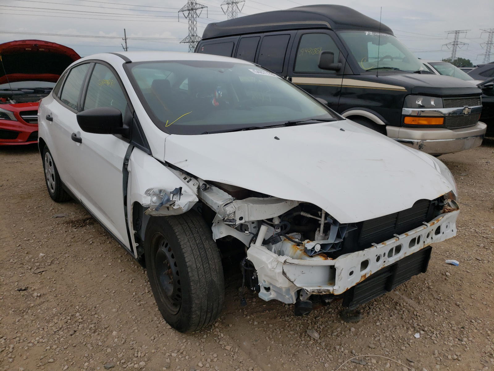 FORD FOCUS S 2013 with VIN 1FADP3E2XDL156341 - Photo from auction