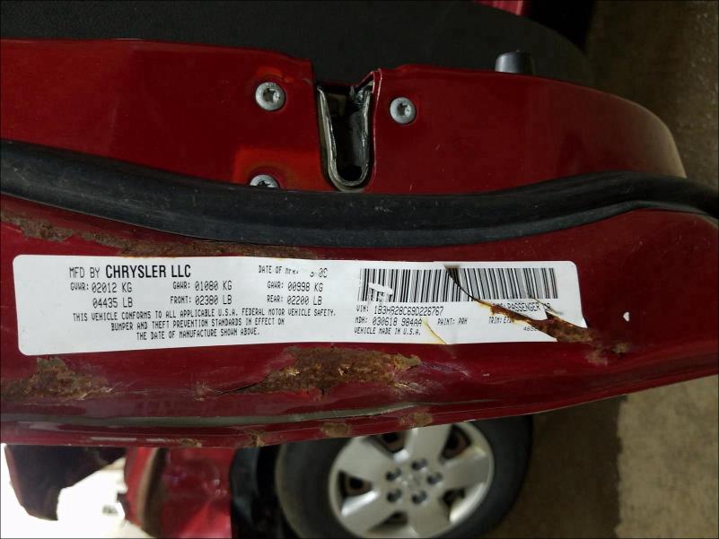 Photo 10 from auction – 2009 DODGE CALIBER SE with VIN 1B3HB28C69D226767
