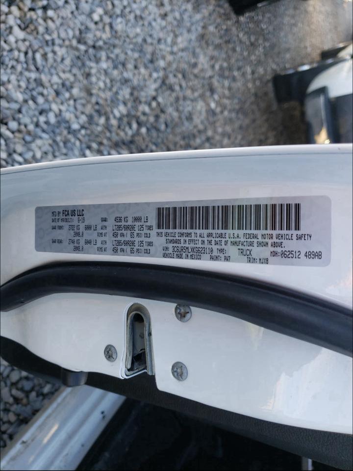 Photo 10 from auction – 2019 RAM 2500 BIG H with VIN 3C6UR5MLXKG623110