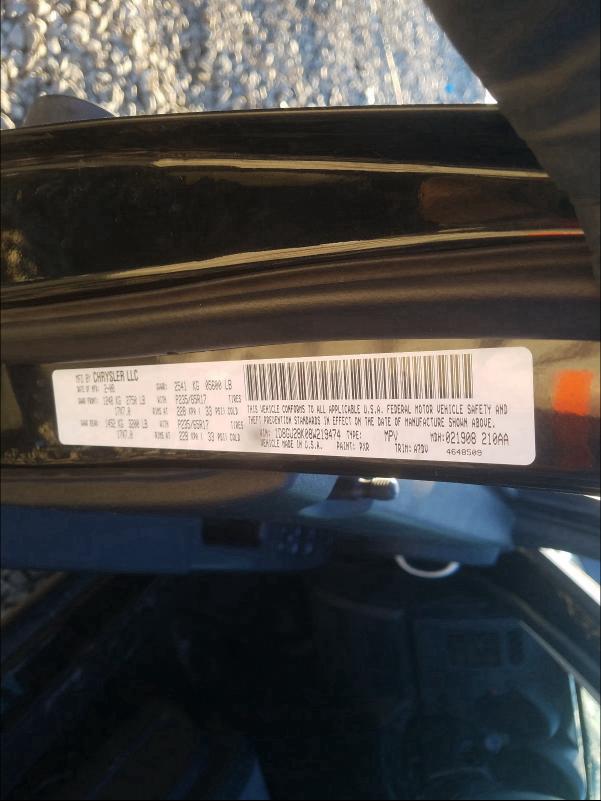 Photo 10 from auction – 2008 DODGE NITRO with VIN 1D8GU28K08W219474