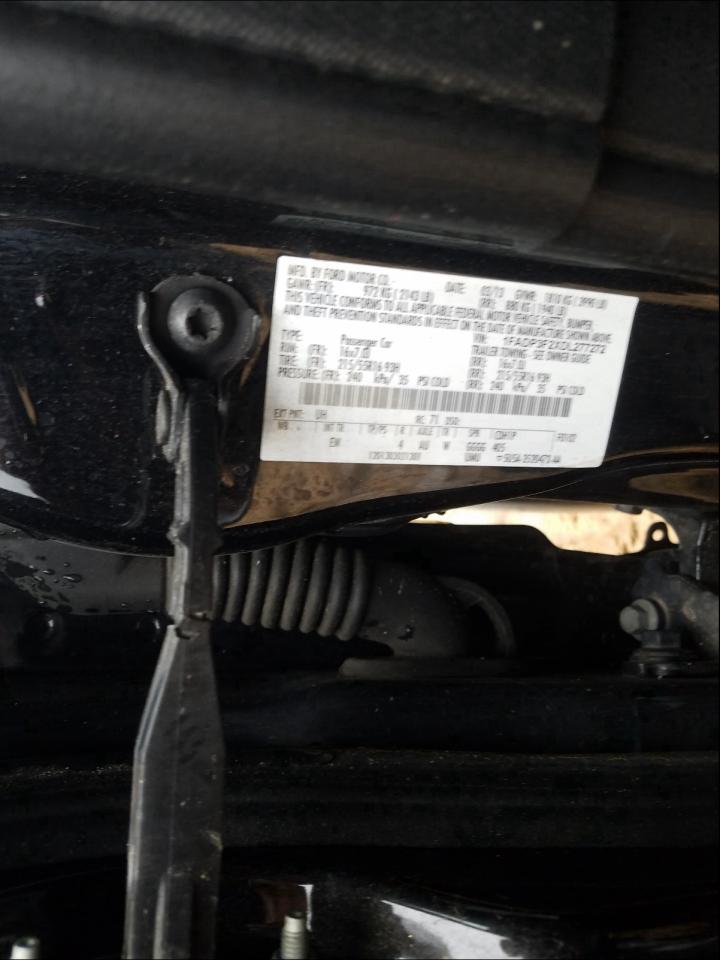 Photo 10 from auction – 2013 FORD FOCUS SE with VIN 1FADP3F2XDL277272