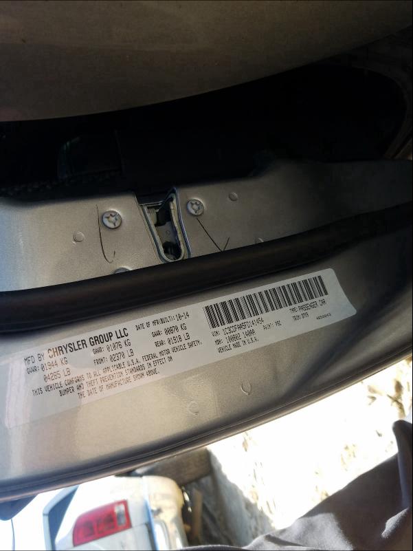 Photo 10 from auction – 2015 DODGE DART SE with VIN 1C3CDFAA5FD141454