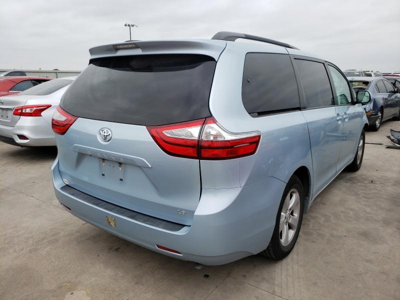 Photo 4 from auction – 2015 TOYOTA SIENNA LE with VIN 5TDKK3DC5FS670979