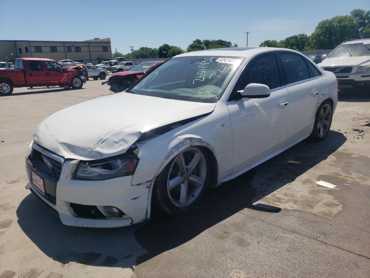Photo 2 from auction – 2012 AUDI A4 PREMIUM with VIN WAUFFAFL4CN009708