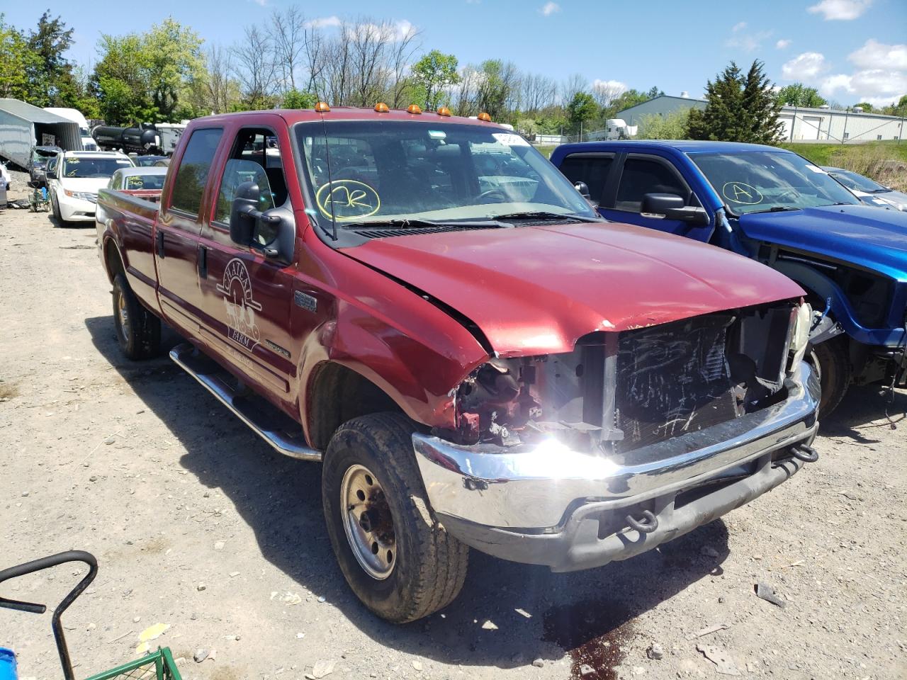FORD F350 SRW S 2002 with VIN 1FTSW31F22EC22976 - Photo from auction