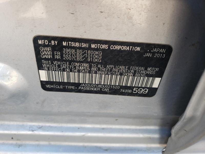 Photo 10 from auction – 2013 MITSUBISHI LANCER ES/ with VIN JA32U2FU8DU021520