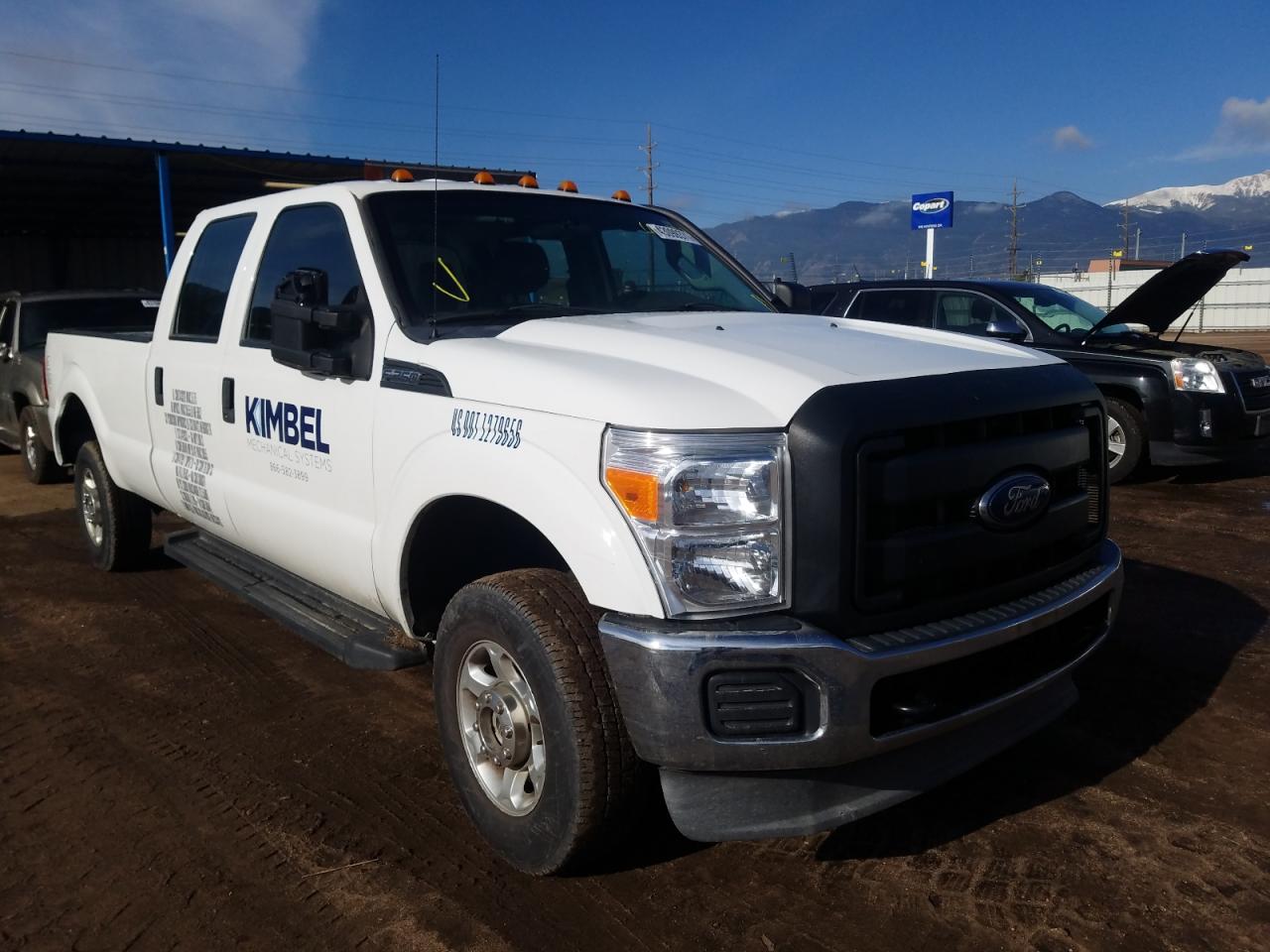 FORD F250 SUPER 2014 with VIN 1FT7W2B66EEB41059 - Photo from auction
