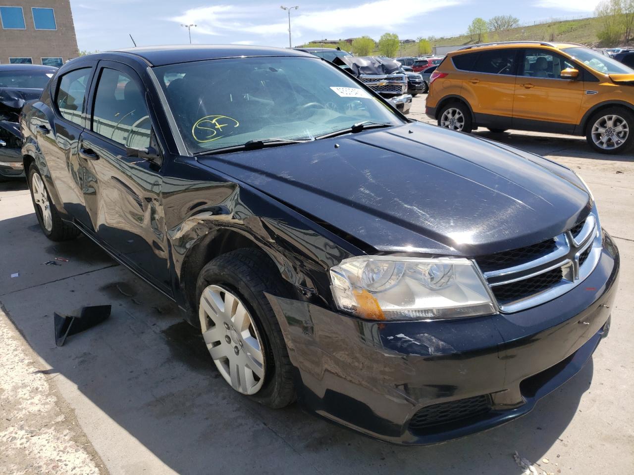 DODGE AVENGER SE 2014 with VIN 1C3CDZAB0EN144149 - Photo from auction