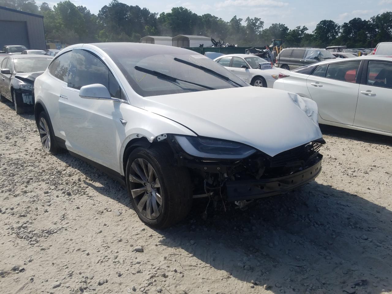 TESLA MODEL X 2019 with VIN 5YJXCDE20KF185730 - Photo from auction