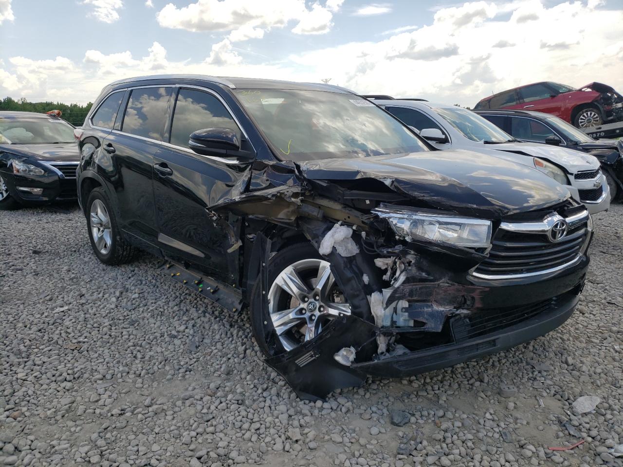 TOYOTA HIGHLANDER 2016 with VIN 5TDYKRFH3GS154174 - Photo from auction