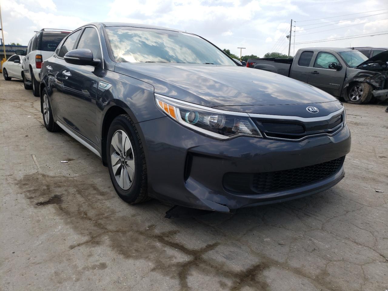 KIA OPTIMA HYB 2017 with VIN KNAGT4LC7H5007056 - Photo from auction