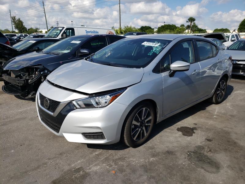 Photo 2 from auction – 2021 NISSAN VERSA SV with VIN 3N1CN8EV9ML859987