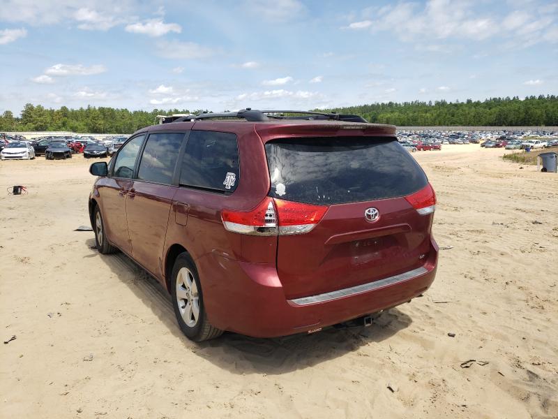 Photo 3 from auction – 2011 TOYOTA SIENNA LE with VIN 5TDKK3DC1BS123413