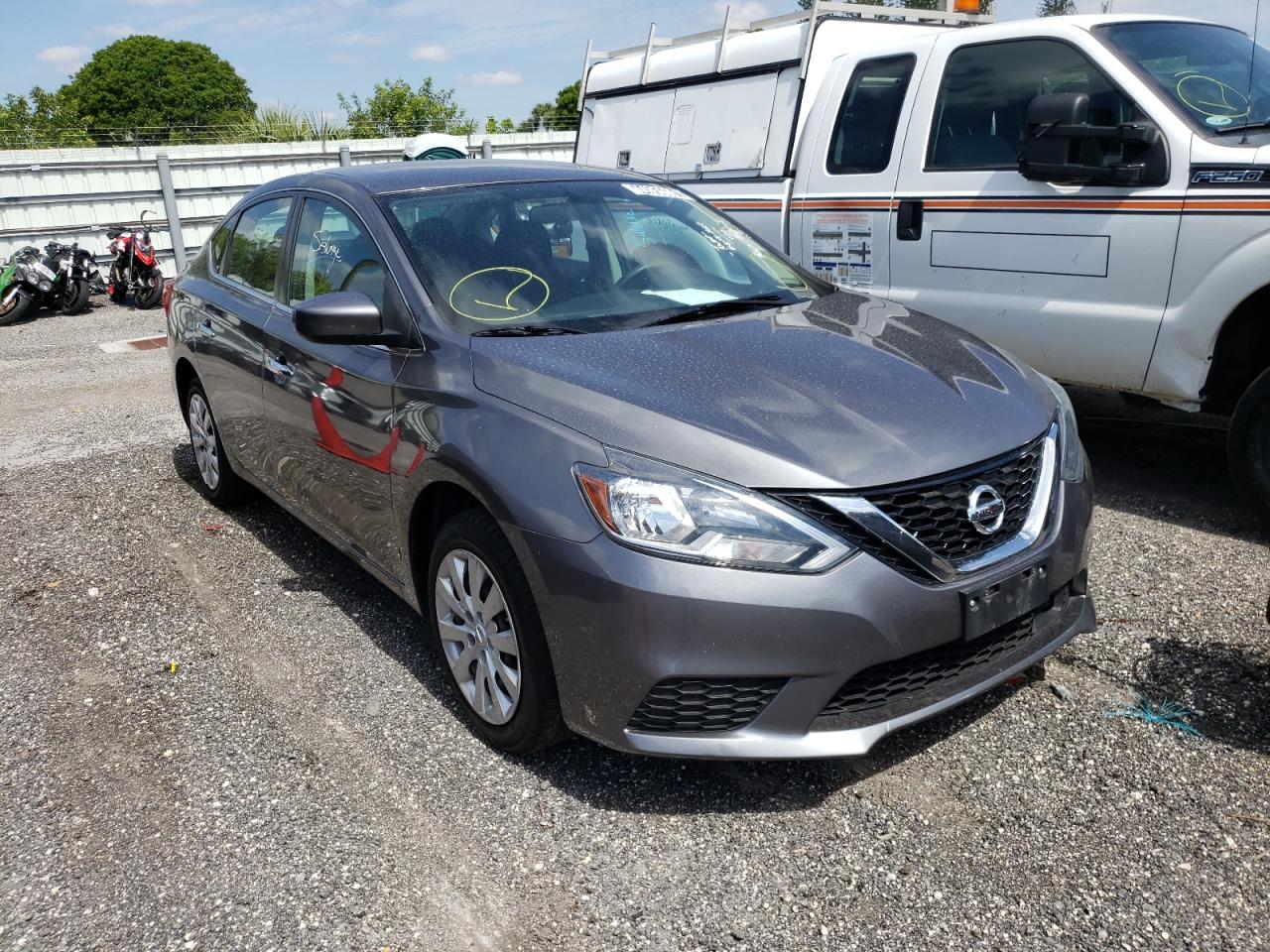 NISSAN SENTRA S 2018 with VIN 3N1AB7AP6JY299846 - Photo from auction