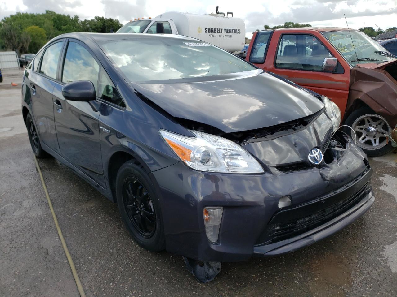 TOYOTA PRIUS 2014 with VIN JTDKN3DU3E0371816 - Photo from auction