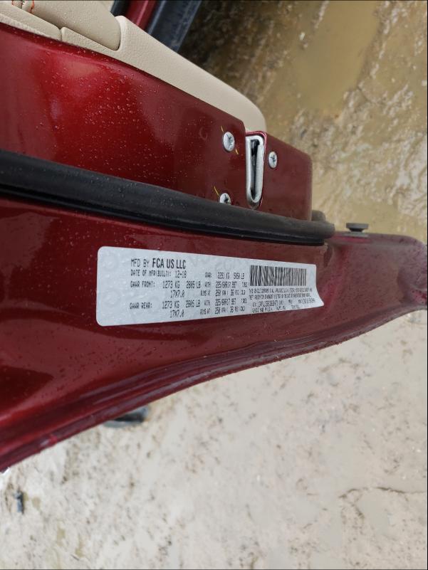 Photo 10 from auction – 2019 JEEP CHEROKEE L with VIN 1C4PJLCB3KD339471