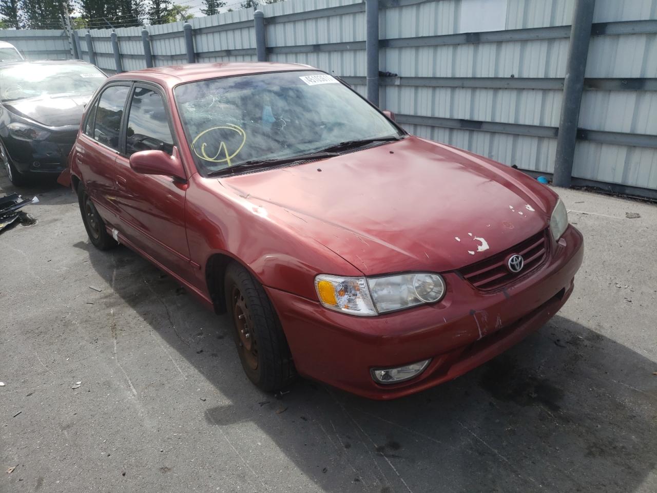 TOYOTA COROLLA CE 2001 with VIN 2T1BR12E31C397353 - Photo from auction