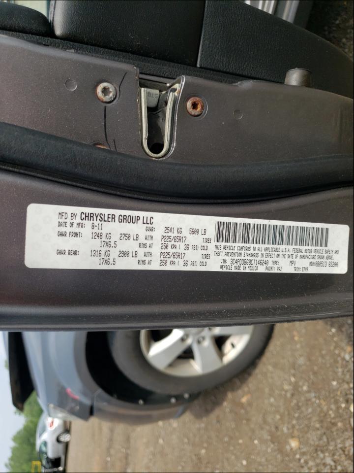 Photo 10 from auction – 2012 DODGE JOURNEY SX with VIN 3C4PDDBG8CT146240