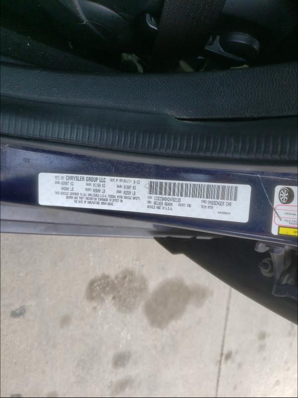 Photo 10 from auction – 2013 CHRYSLER 200 LX with VIN 1C3CCBABXDN762135