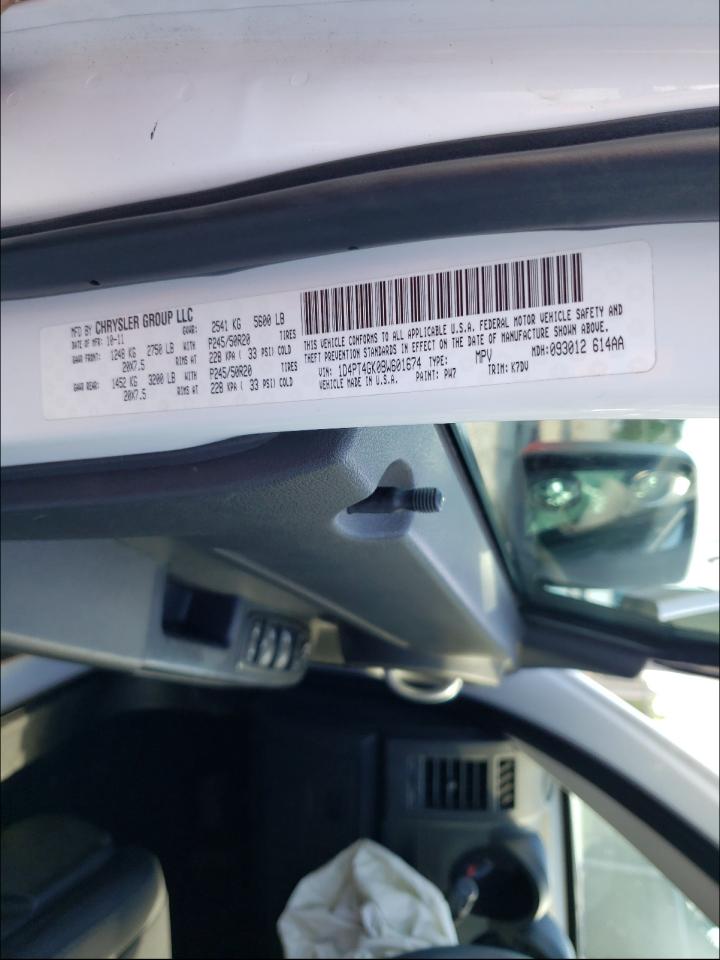 Photo 10 from auction – 2011 DODGE NITRO HEAT with VIN 1D4PT4GK0BW601674
