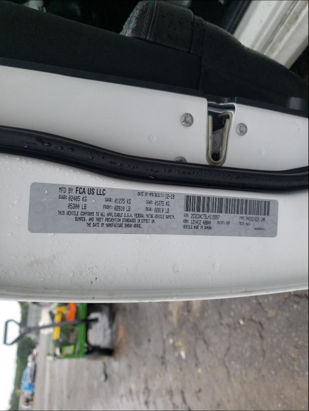 Photo 1 from auction – 2020 DODGE CHARGER R/ with VIN 2C3CDXCT5LH119957