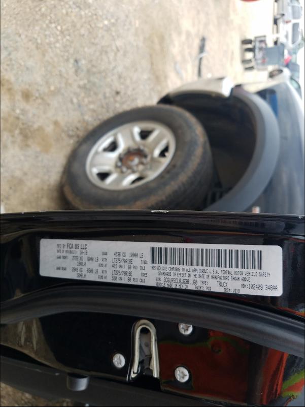 Photo 10 from auction – 2018 RAM 2500 ST with VIN 3C6UR5CL8JG381160