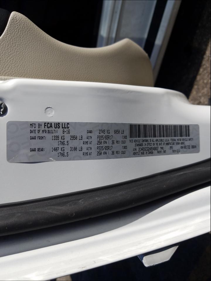 صورة رقم 10 من المزاد - 2017 DODGE GRAND CARA مع VIN 2C4RDGCG2HR546037
