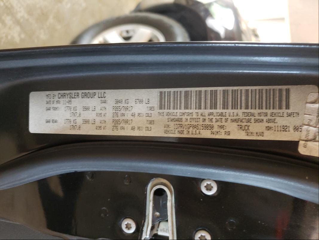 Photo 10 from auction – 2010 DODGE RAM 1500 with VIN 1D7RV1GP0AS159890