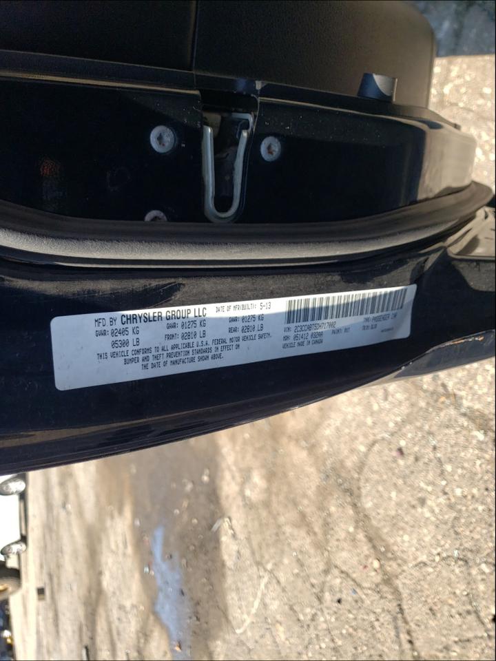 Photo 10 from auction – 2013 CHRYSLER 300 S with VIN 2C3CCABT5DH717002