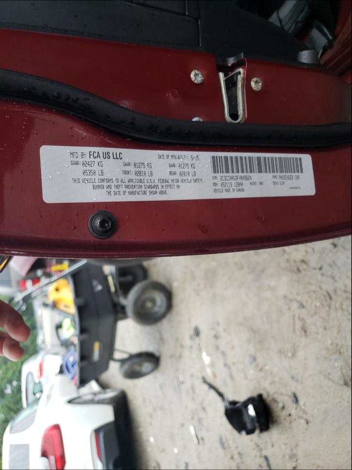 Photo 10 from auction – 2015 CHRYSLER 300 LIMITE with VIN 2C3CCARG3FH849624