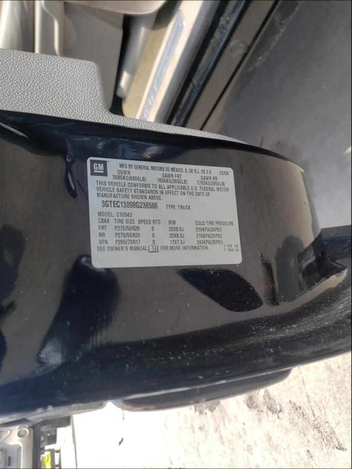 Zdjęcie 10 z aukcji – 2008 GMC SIERRA C15 z VIN 3GTEC13098G236586