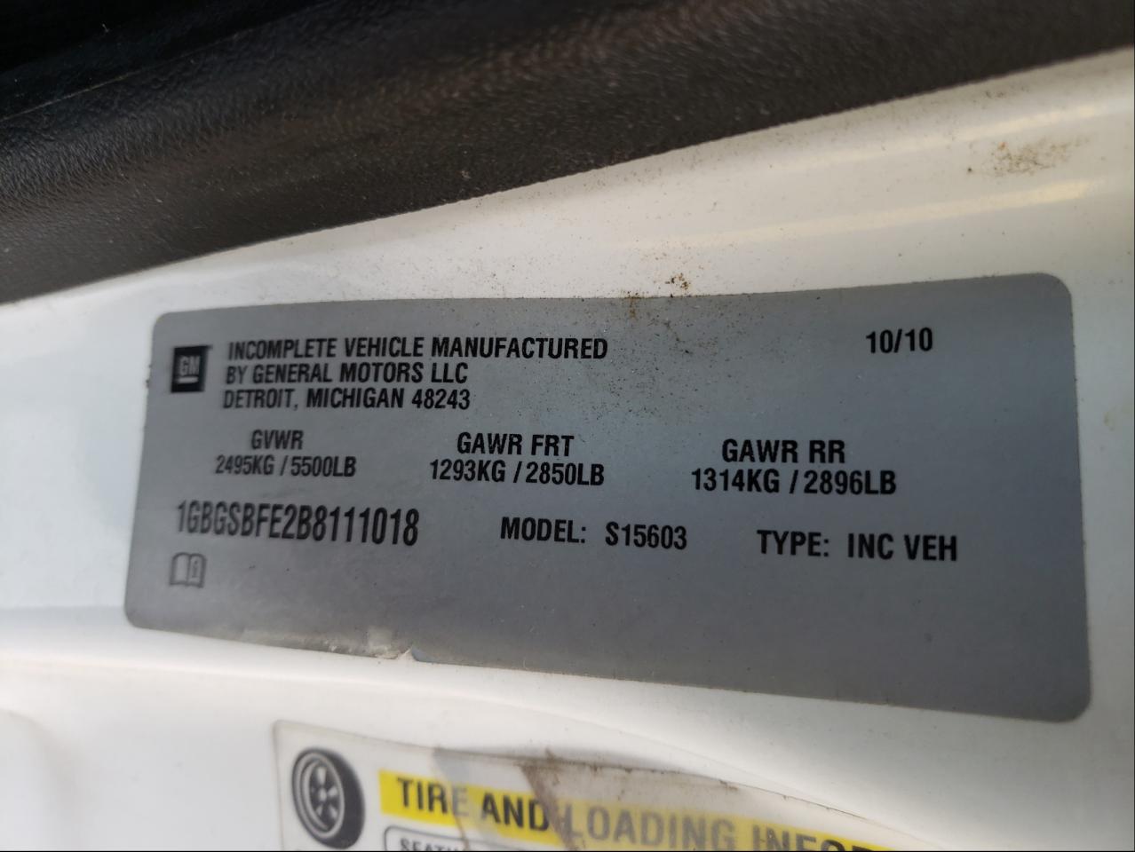 Photo 10 from auction – 2011 CHEVROLET COLORADO with VIN 1GBGSBFE2B8111018