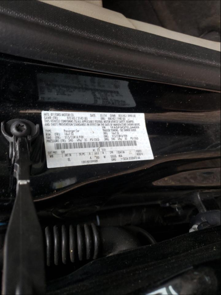 Photo 10 from auction – 2014 FORD FOCUS SE with VIN 1FADP3K27EL244009