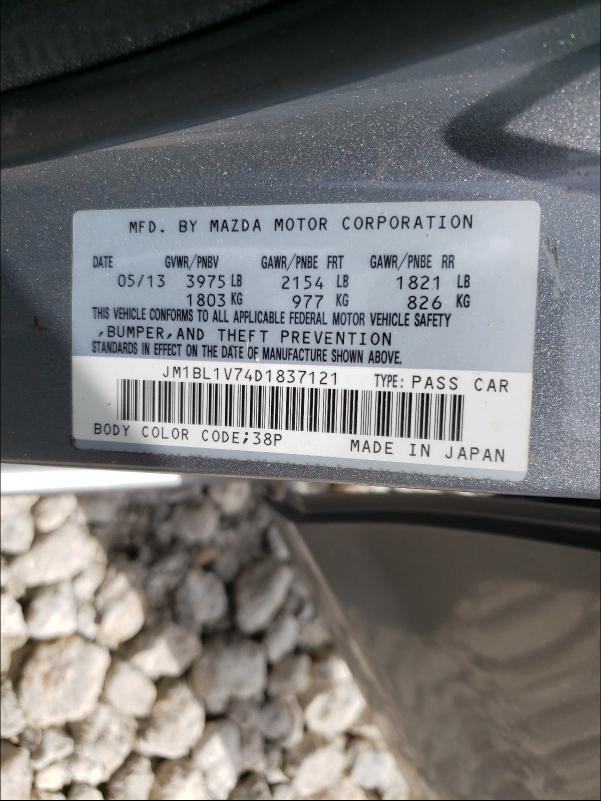 Photo 10 from auction – 2013 MAZDA 3 I with VIN JM1BL1V74D1837121