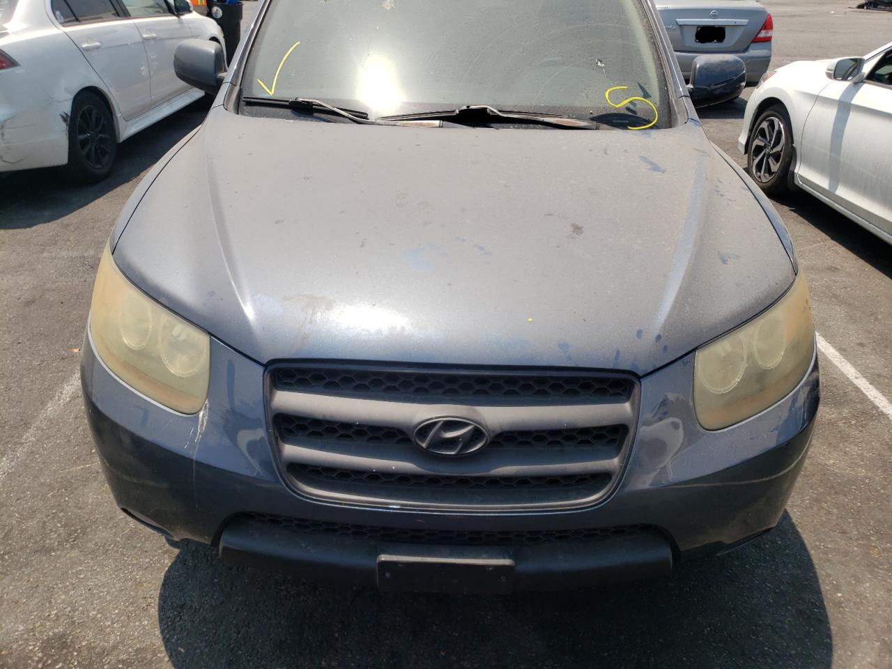 Photo 9 from auction – 2007 HYUNDAI SANTA FE G with VIN 5NMSG13D57H005679