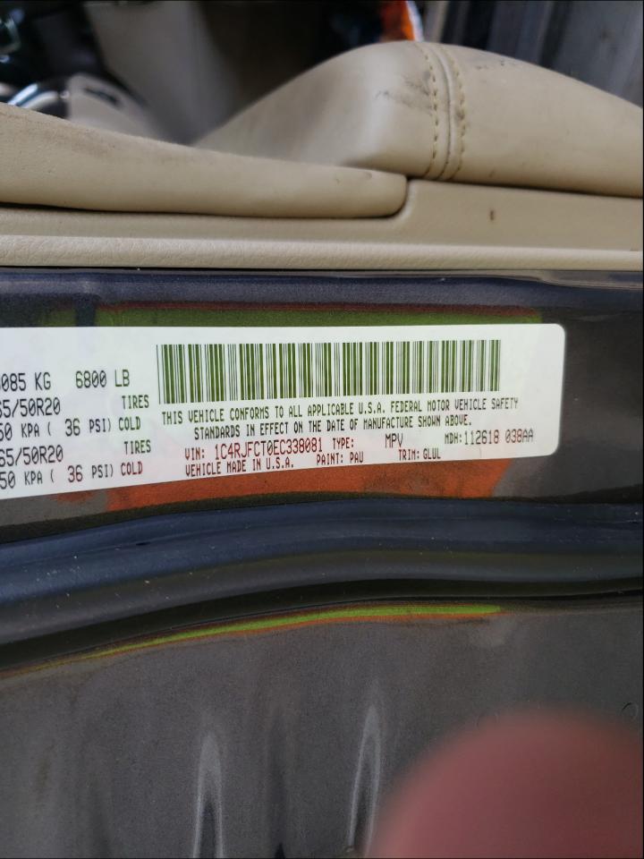 Photo 10 from auction – 2014 JEEP 8705F with VIN 1C4RJFCT0EC338081
