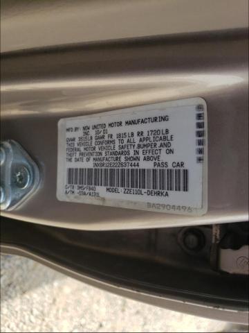 Photo 10 from auction – 2002 TOYOTA COROLLA CE with VIN 1NXBR12E22Z637444