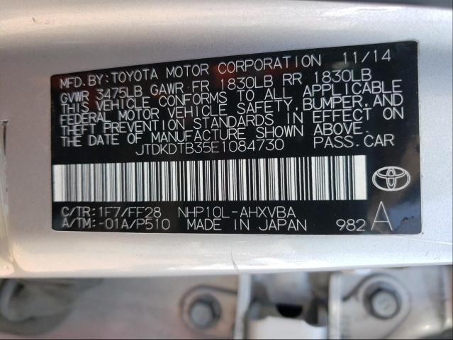 Photo 10 from auction – 2014 TOYOTA PRIUS C with VIN JTDKDTB35E1084730