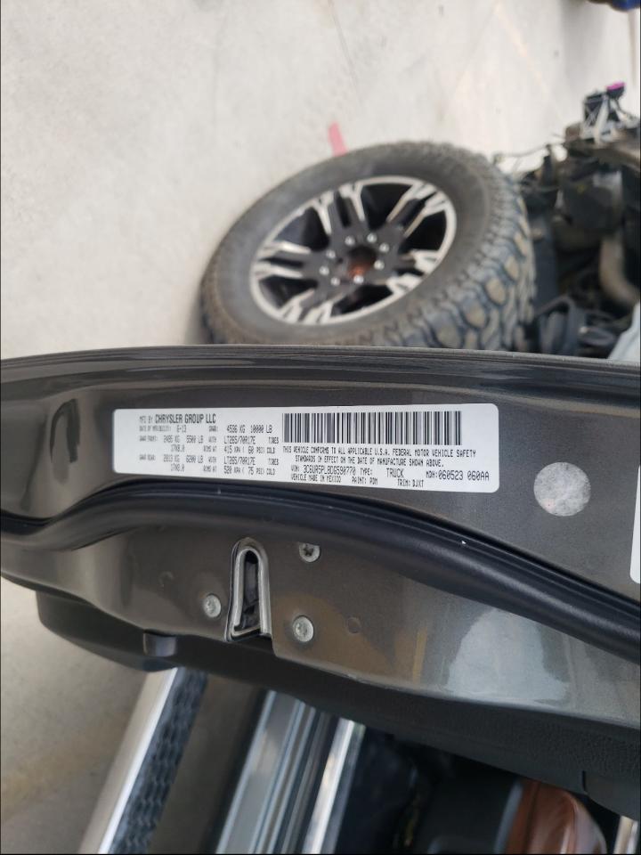 Photo 10 from auction – 2013 RAM 2500 LONGH with VIN 3C6UR5PL8DG590770