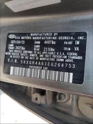 Photo 10 from auction – 2014 KIA OPTIMA SX with VIN 5XXGR4A61EG264753